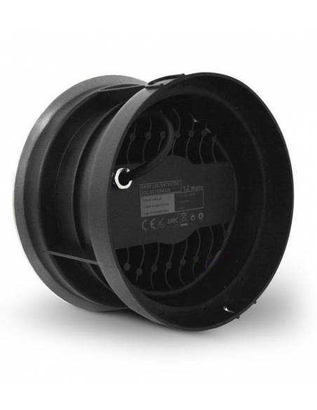 Spot LED ETNA Encastrable Sol Rond 12 Watts 3000K Inox 316 L IP67 MIIDEX VISION-EL 677935