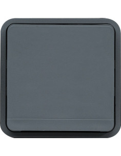 Cubyko Prise Schuko associable gris IP55 HAGER WNA160 2