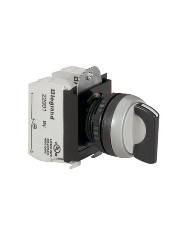 Bouton tournant non lumineux à manette IP69 Osmoz complet 3 positions fixes LEGRAND 023731