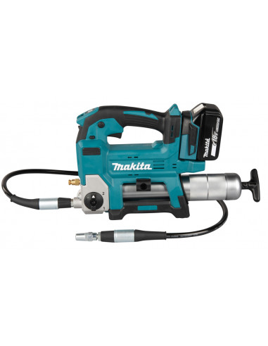 Pompe à graisse LXT avec une batterie BL1850 et un chargeur DC18RC MAKITA DGP180RT