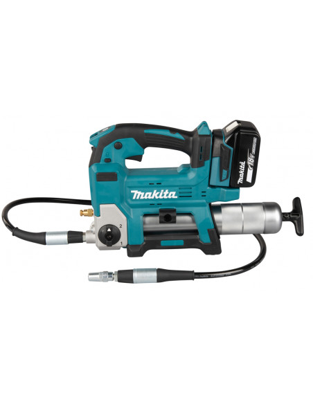 Pompe à graisse LXT avec une batterie BL1850 et un chargeur DC18RC MAKITA DGP180RT