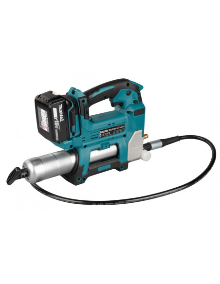 Pompe à graisse LXT avec une batterie BL1850 et un chargeur DC18RC MAKITA DGP180RT