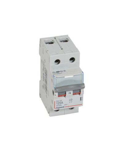 Interrupteur-sectionneur DX³-IS 2 Pôles 400V 125A 2 modules LEGRAND 406450