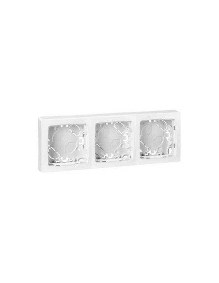 Cadre saillie 3 postes Appareillage saillie blanc LEGRAND 086093