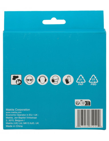 2 Plateaux intermédiaires auto-aggripants D.125mm MAKITA D-78704