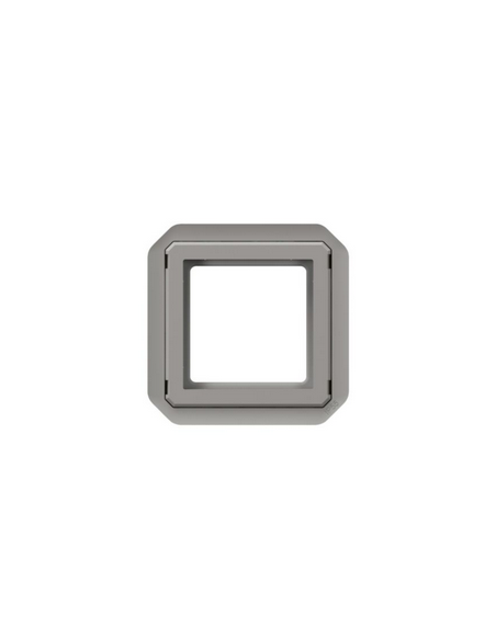 Adaptateur Plexo IP20 pour fonction Mosaic finition gris sans volet LEGRAND 069582L