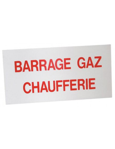 ETIQUETTE DE SIGNALISATION RIGIDE