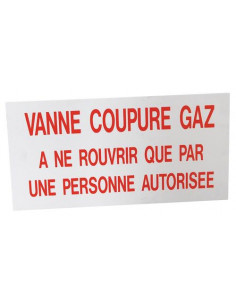 ETIQUETTE DE SIGNALISATION RIGIDE