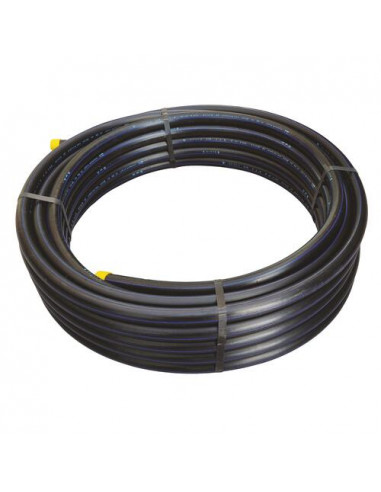 TUBE POLYETHYLENE HD BANDE BLEUE POUR ADDUCTION D'EAU POTABLE 170-25-25