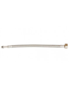 FLEXIBLE SANITAIRE 1 ECROU TOURNANT FEMELLE - 1 RACCORD MALE 10/100 PROLONGE