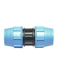 MANCHON EGAL PLASTIQUE A SERRAGE EXTERIEUR POUR TUBE POLYETHYLENE SEMI-RIGIDE