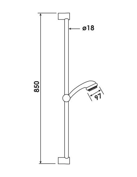ENSEMBLE BARRE ANTICALCAIRE MONOJET