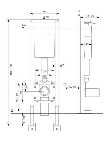 Bati-support UNIVERSEL ROLF br VERSO EVO 501513528