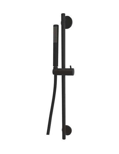 ENSEMBLE BARRE MONOJET FLEX PVC NOIR MAT 503012502