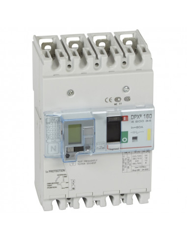 DPX3 160 MT+DIFF 4P 80A 16KA LEGRAND 420034