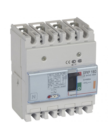 DPX3 160 MT 4P 63A 25KA LEGRAND 420053