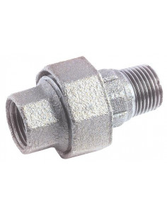RACCORD UNION CONIQUE FONTE GALVANISEE MALE FEMELLE N° 341 2