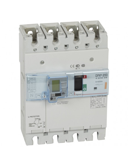 DPX3 250MT+DIFF 4P 200A 25KA LEGRAND 420228