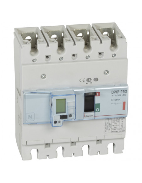 DPX3 250ELE4P 250A 36KA LEGRAND 420349