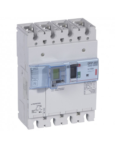 DPX3 250ELE+ DIFF 4P 100A 36KA LEGRAND 420355