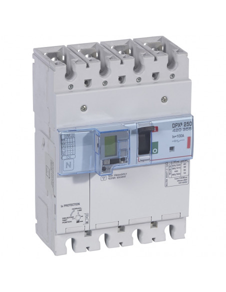 DPX3 250ELE+ DIFF 4P 100A 36KA LEGRAND 420355