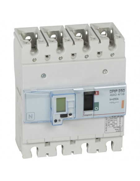 DPX3 250ELE+ MES 4P 250A 25KA LEGRAND 420419