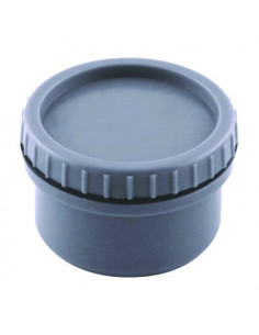BOUCHON DE VISITE 2 PIECES PVC POUR EVACUATION MALE 2