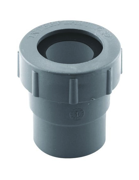 MANCHON AVEC JOINT A LEVRE ET EMBOITEMENT PVC POUR EVACUATION FEMELLE