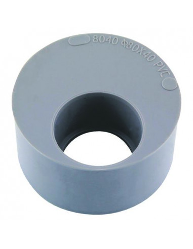 TAMPON DE REDUCTION PVC POUR EVACUATION 1 TROU