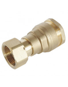 RACCORD LAITON DROIT A ECROU PRISONNIER POUR TUBE PE - SUMO 858-25-20S 2