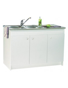 Meuble sous-évier Decliq 80 2 portes 9311D 2