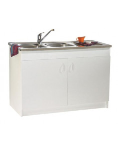 Meuble sous évier 90 cm 2 portes Neova (S12N02090) 9314 2