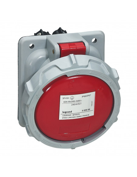 SOCLE TAB 63A 4P+T 400V IP67 LEGRAND 555589