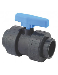 Vanne à boisseau à coller PVC Pression ø40 101515336