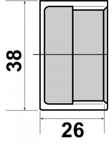 Bouchon hexagonal acier inoxydable F26/34 GEBOG316 101516932
