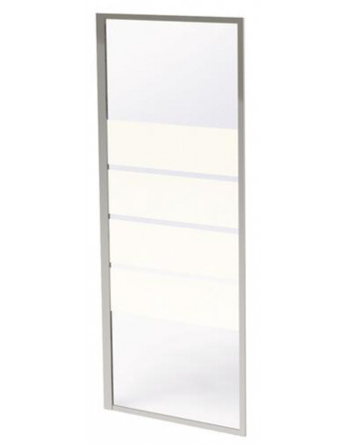 Retour fixe 90cm profilés chromés ERIS 2 HAM-203010801