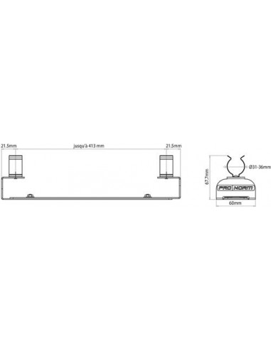 Support réglable pour bloc d'alimentation d'eau 21493410
