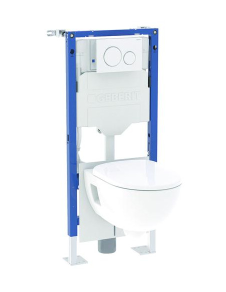 Pack WC suspendu complet autoportant DUOFIX + plaque SIGMA20 GEBERIT 501513559