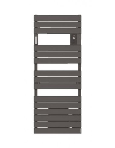 Radiateur sèche-serviettes électrique avec soufflerie Adelis anthracite 2000W ATLANTIC 608015823