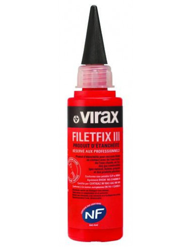 Résine d'étanchéité pour raccords filetés Filetfix III VIRAX 802012585