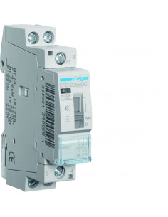Contacteur silencieux à commande manuelle 25A 2F 24V HAGER ERD225SDC 2