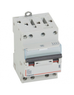Disjoncteur DX³6000 10kA arrivée haute et départ bas à vis 4 Pôles 400V 32A courbe D pour peigne HX³ optimisé LEGRAND 408129 2