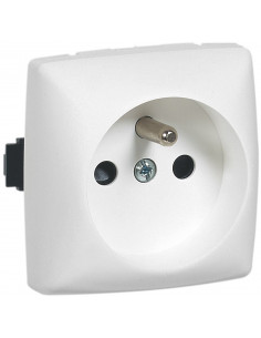 Prise de courant 2P+T à bornes automatiques Appareillage saillie composable blanc LEGRAND 086127