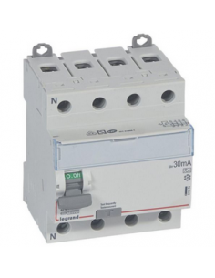 Interrupteur différentiel DX³-ID arrivée haute et départ bas à vis 4 Pôles 400V 25A type A 30mA 4 modules LEGRAND 411674 2