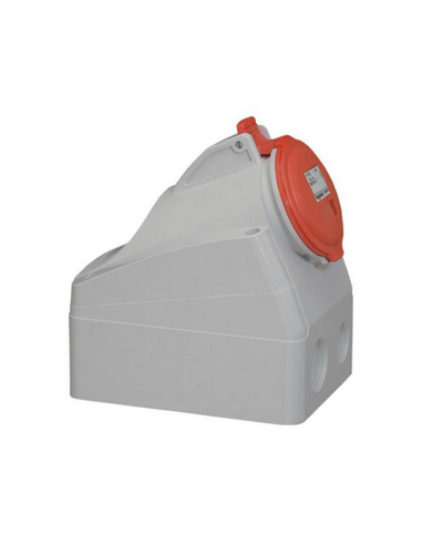 Prise saillie fixe P17 IP44 16A 380V~ à 415V~ 3P+T LEGRAND 555158