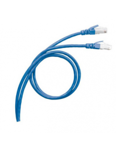 Cordon de brassage et utilisateurs RJ45 LCS³ catégorie 6 SF/UTP blindé impédance 100ohms longueur 3m PVC bleu LEGRAND 051754 2