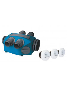 Kit VMC hygro A INFINITY T3-T7 piles simple flux hygroréglable très basse conso NATHER 549363