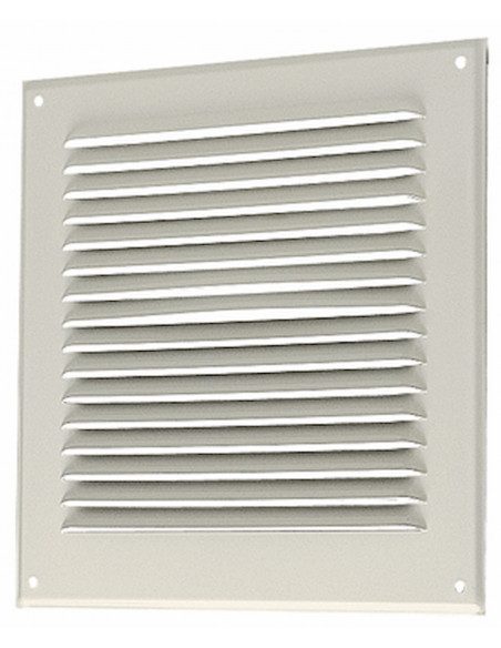Grille à auvent 200 x 200 mm aluminium ALDES 11001021