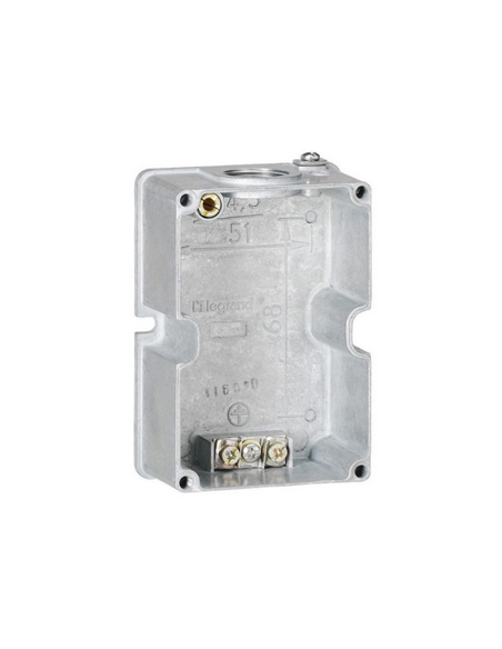 Boîtier réversible Hypra pour prise 3P+T et 3P+N+T IP44 16A métal LEGRAND 052269