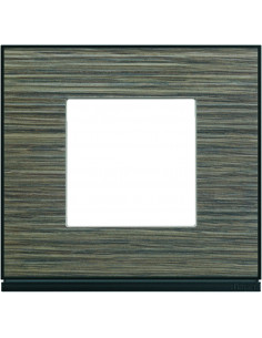 Plaque gallery 1 poste pecan HAGER WXP2402